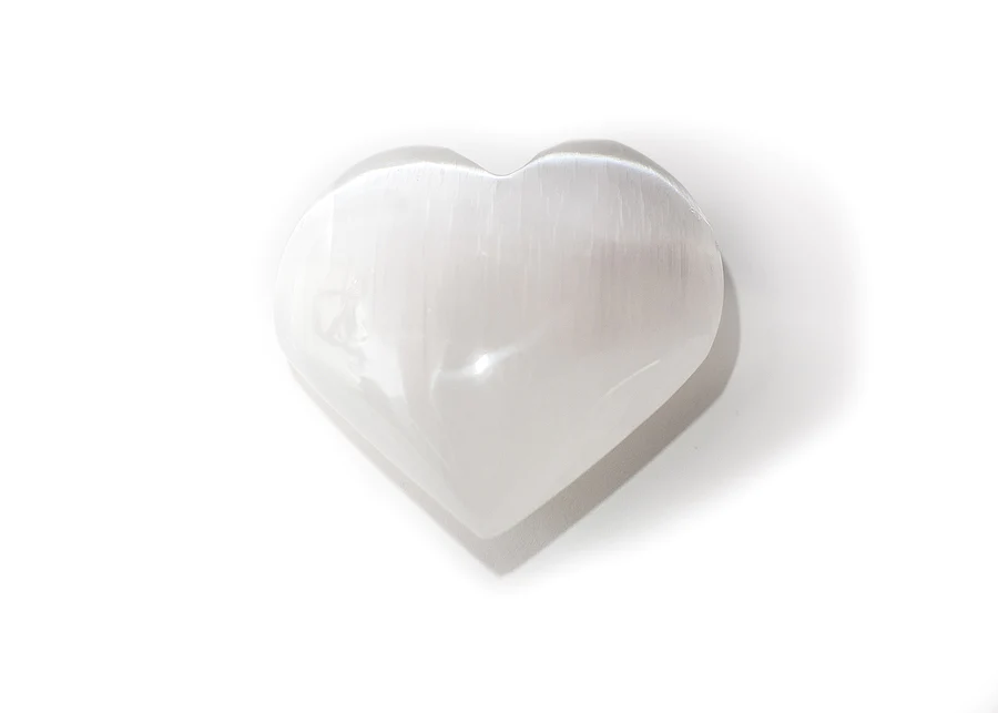 bigstock Beautiful Selenite Heart Miner 310718956 1