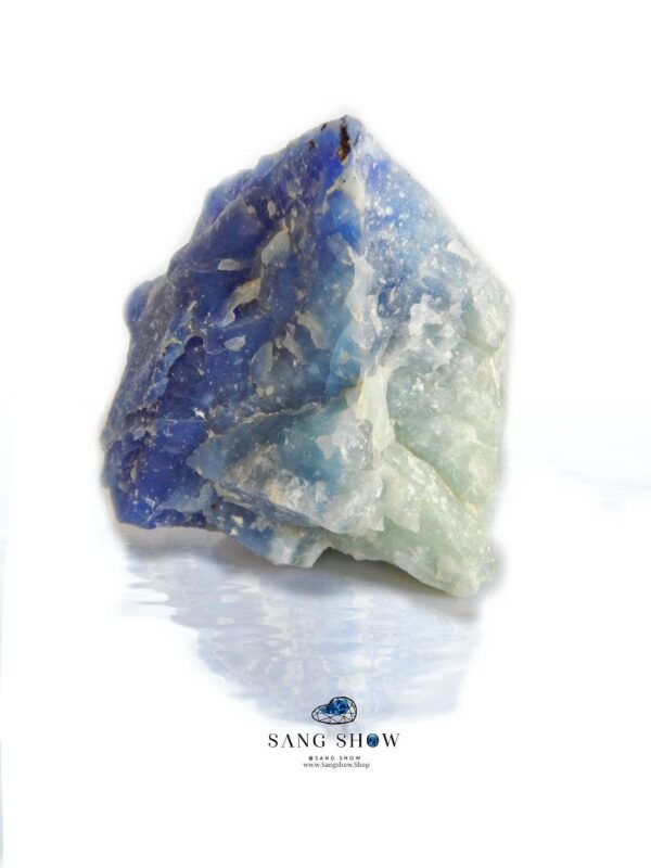 سنگ کوارتز آبی Blue Quartz راف و اصل و معدنی S518
