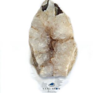 کوارتز دودی Smoky Quartz شفاف در دل کوارتز S519