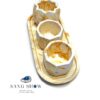 پک جاشمعی طرح سنگ مدل orange onyx نمونه زیبا Jcan8 - تصویر 2
