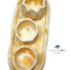 پک جاشمعی طرح سنگ مدل orange onyx نمونه زیبا Jcan8 - تصویر 3