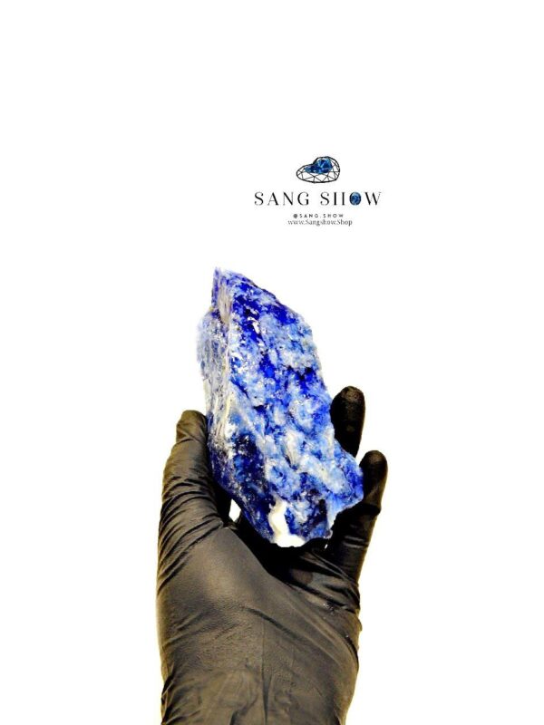 سنگ ابسیدین آبی دانه برفی نمونه استثنایی و ویژه و انحصاری S973 - تصویر 4