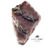 اسموکی کوارتز هماتوئیدی با یکطرف کلسیت دوکی دودی نمونه استثنایی و اصل و معدنی S1274