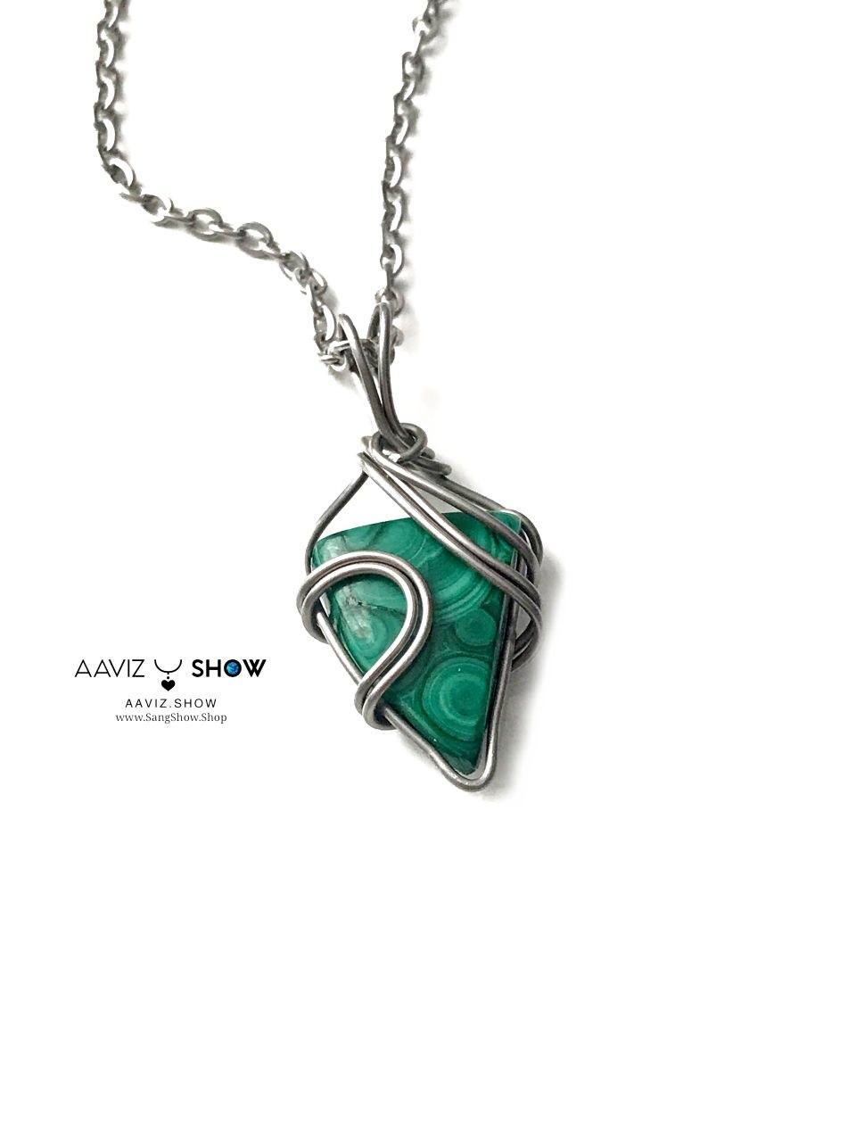 گردنبند سنگ مالاکیت کنگو اصل و معدنی نمونه بینظیر A1350 4 گردنبند سنگ مالاکیت کنگو اصل و معدنی نمونه بینظیر A1350 - تصویر 2