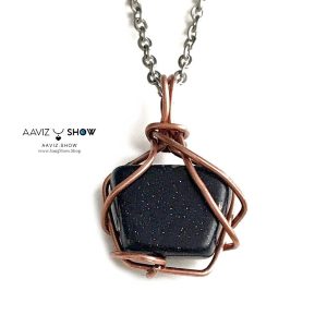 گردنبند سنگی دلربا با شاین عالی نمونه اصل و معدنی A1366