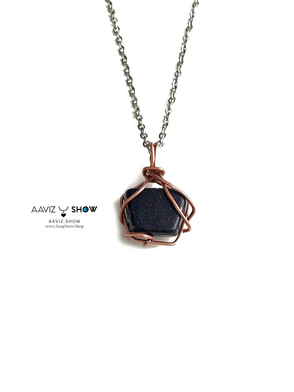 گردنبند سنگی دلربا با شاین عالی نمونه اصل و معدنی A1366 1 photo 2025 12 18 11 23 39