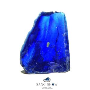 ابسیدین آبی شفاف نمونه راف و اصل و معدنی S1807