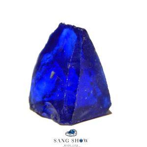 ابسیدین آبی شفاف نمونه راف و اصل و معدنی S1807