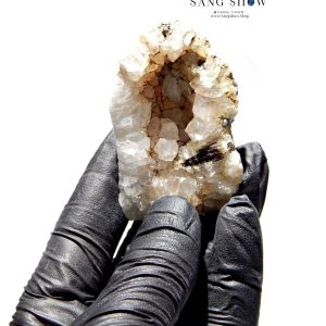 ژئود کوارتز شفاف نمونه استثنایی و اصل و معدنی S1818