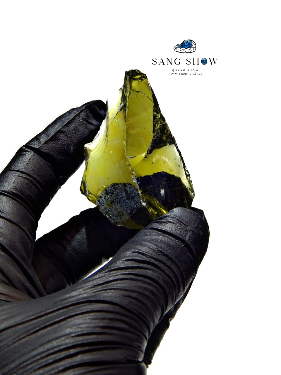 ابسیدین زیتونی معدنی نمونه استثنایی و اصل S1824 7 photo 2025 12 29 16 32 50