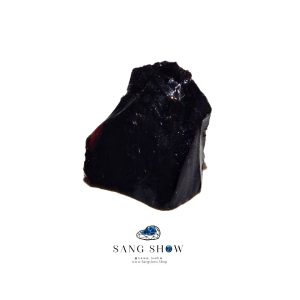 بلک ابسیدین سرخ انحصاری سنگ محافظت نمونه استثنایی و اصل معدنی S1833