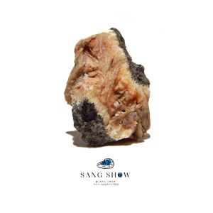 سنگ استلریت نارنجی معدنی نمونه استثنایی و اصل S1834