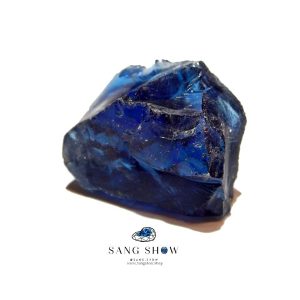 سنگ راف ابسیدین آبی نمونه استثنایی و معدنی S1835