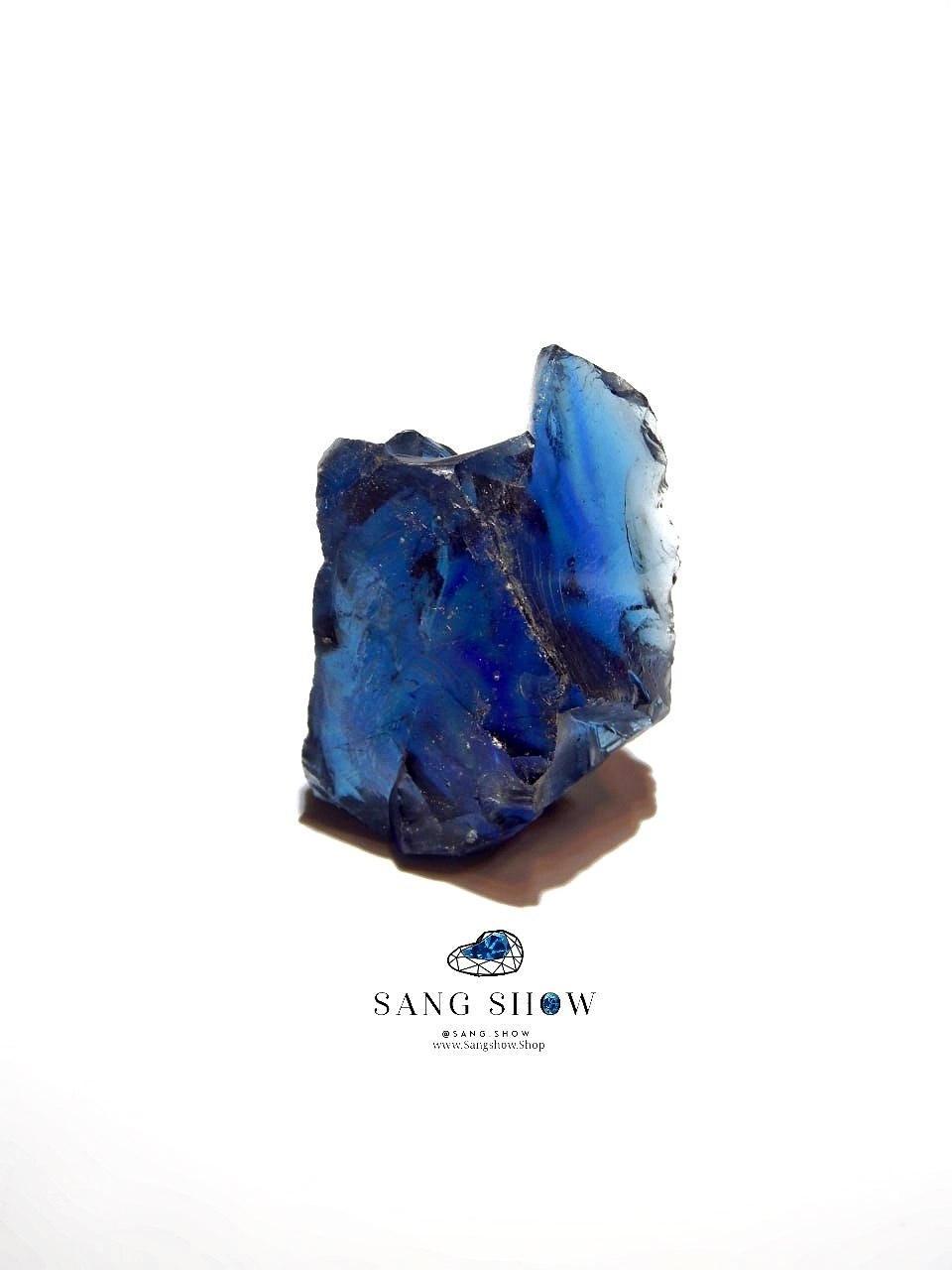 سنگ راف ابسیدین آبی نمونه استثنایی و معدنی S1835 6 photo 2026 01 01 13 27 39