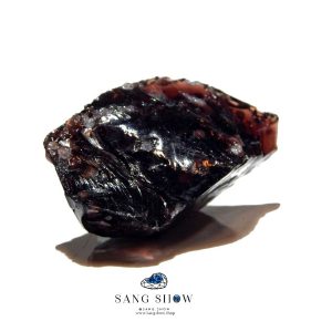 بلک ابسیدین دانه برفی سرخ نمونه استثنایی و اصل و معدنی S1843