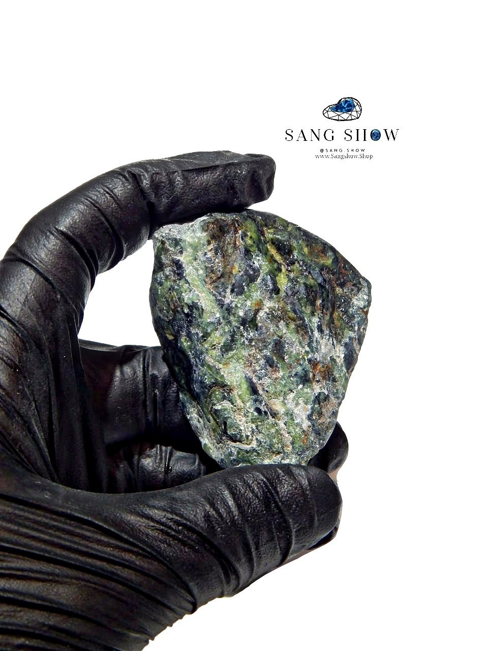 سنگ راف یشم معدنی ایران نمونه استثنایی و اصل و معدنی S1847 7 photo 2026 01 01 14 13 24