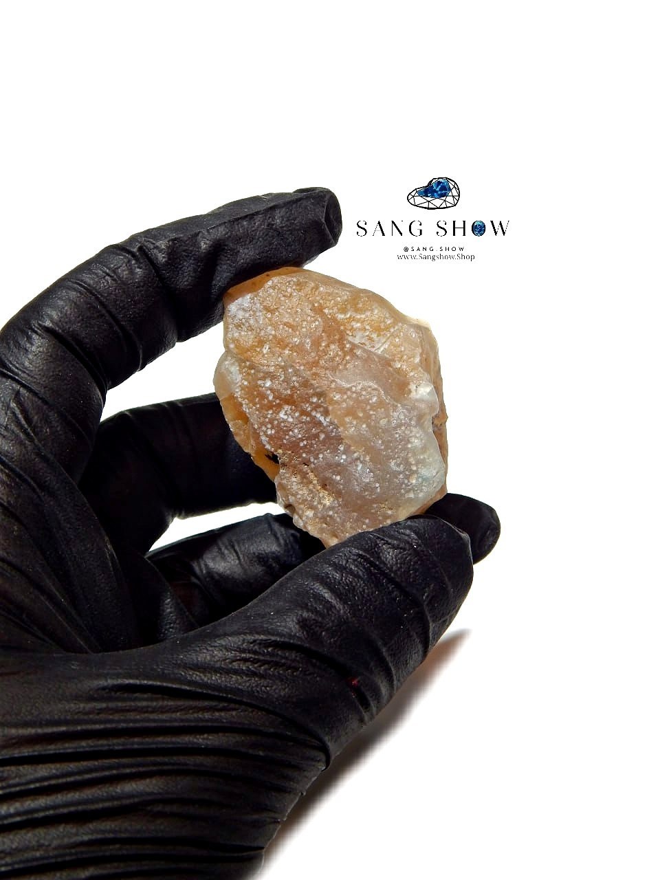 راف معدنی کارنلین نارنجی خوشرنگ نمونه استثنایی و اصل S1854 7 photo 2026 01 05 10 57 26