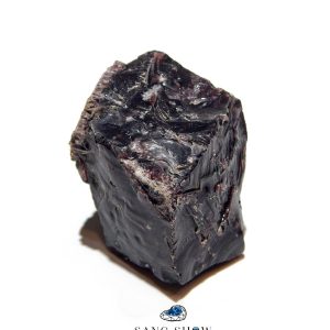 سنگ ابسیدین سرخ معدنی دانه برفی نمونه استثنایی و اصل و معدنی S1865