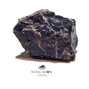 سنگ ابسیدین سرخ معدنی دانه برفی نمونه استثنایی و اصل و معدنی S1865