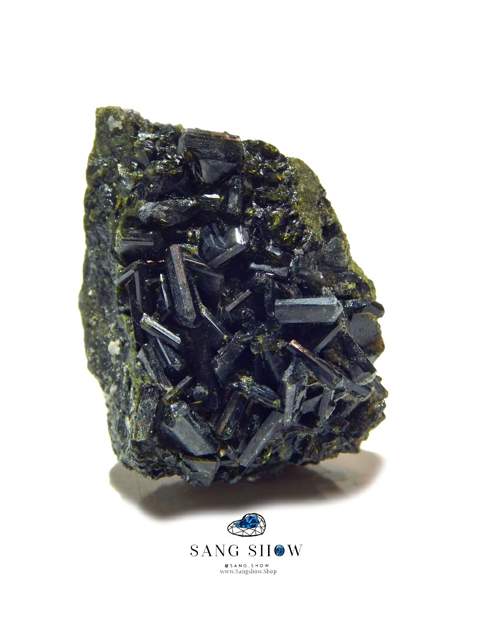 سنگ راف اپیدوت پربلور نمونه استثنایی و اصل و معدنی S1874 4 سنگ راف اپیدوت پربلور نمونه استثنایی و اصل و معدنی S1874 - تصویر 2