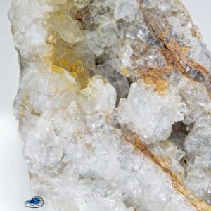 سنگ راف سلستین شفاف معدنی با بلورهای بزرگ S406