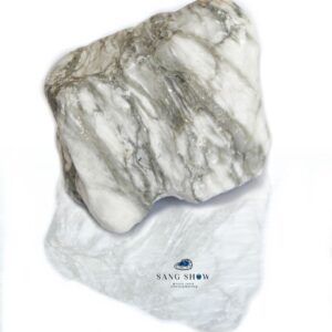 سنگ راف هولیت ( هائولیت ) با رگه های استثنایی و معدنی S490