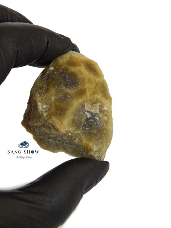 سنگ لاریمار سبز و راف معدنی و استثنایی نمونه انحصاری S492 - تصویر 4