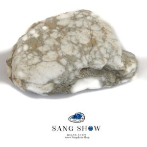 سنگ هاولیت ( هولیت ) معدنی و استثنایی با رگه های زیبا S509