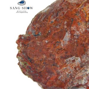 سنگ جاسپر قرمز اصل و معدنی با رگه های زیبا S532