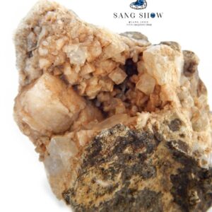 سنگ هیولاندیت کوبیک نادر و ارزشمند نمونه انحصاری و اکتشافی S622