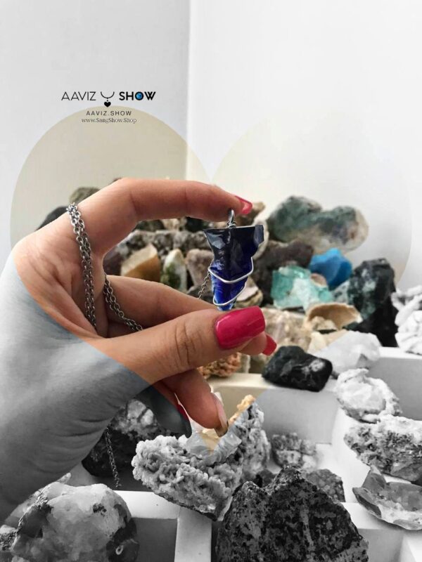 آویز ابسیدین کبالت اصل و ویژه نمونه انحصاری و راف A527 - تصویر 5