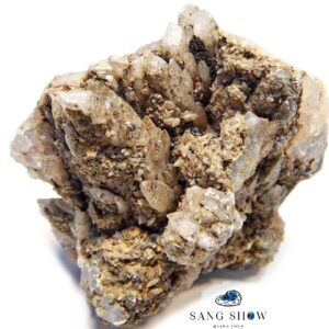 سنگ کلسیت فلاور پر بلور نمونه زیبا و اصل و معدنی S696