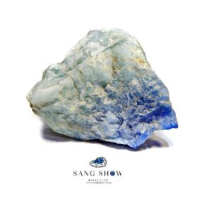 سنگ راف کوارتز آبی blue quartz نمونه معدنی و انحصاری S813