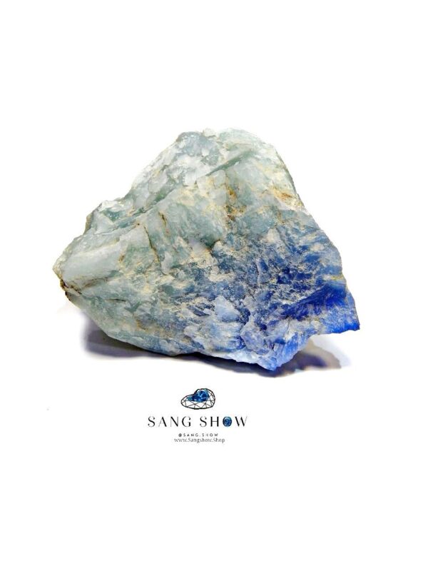 سنگ راف کوارتز آبی blue quartz نمونه معدنی و انحصاری S813 - تصویر 2