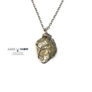 گردنبند سنگ پیریت خالص نمونه اصل و معدنی و ویژه A729