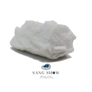 سنگ راف جاسپر سفید زیبا نمونه اصل و معدنی S1038