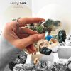 گردنبند راف یشم خوشرنگ و معدنی بافت مفتولی ویژه A902 - تصویر 4