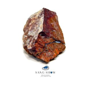سنگ راف جاسپر قرمز زیبا و اصل و معدنی S1183