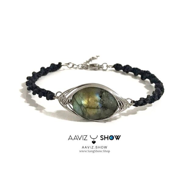 دستبند لابرادوریت نمونه استثنایی و اصل و معدنی D124