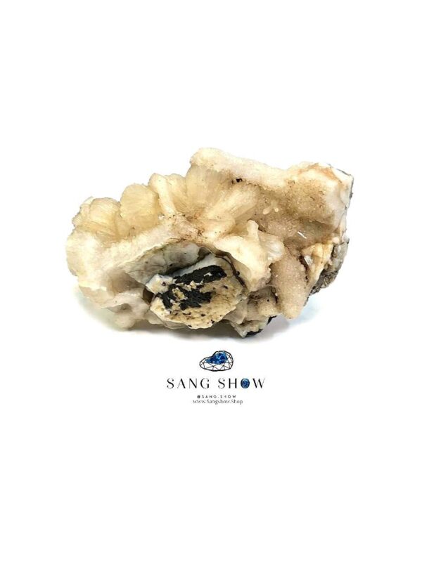 سنگ راف استیلبیت با همرشیدی کوارتز نمونه استثنایی و اصل و معدنی S1782 - تصویر 3