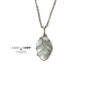 گردنبند سنگ آکوامارین نمونه استثنایی و اصل و معدنی A1300