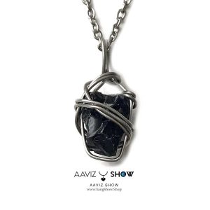 گردنبند محافظتی راف ابسیدین نمونه دراف و اصل A1374