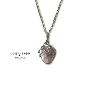 آویز راف بلور آمیتیست نمونه اصل و استثنایی A1377